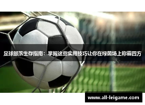 足球部落生存指南：掌握这些实用技巧让你在绿茵场上称霸四方